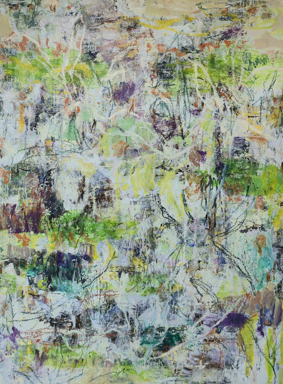 Poésie végétale Anne Marie GINTRAND Original painting for sale