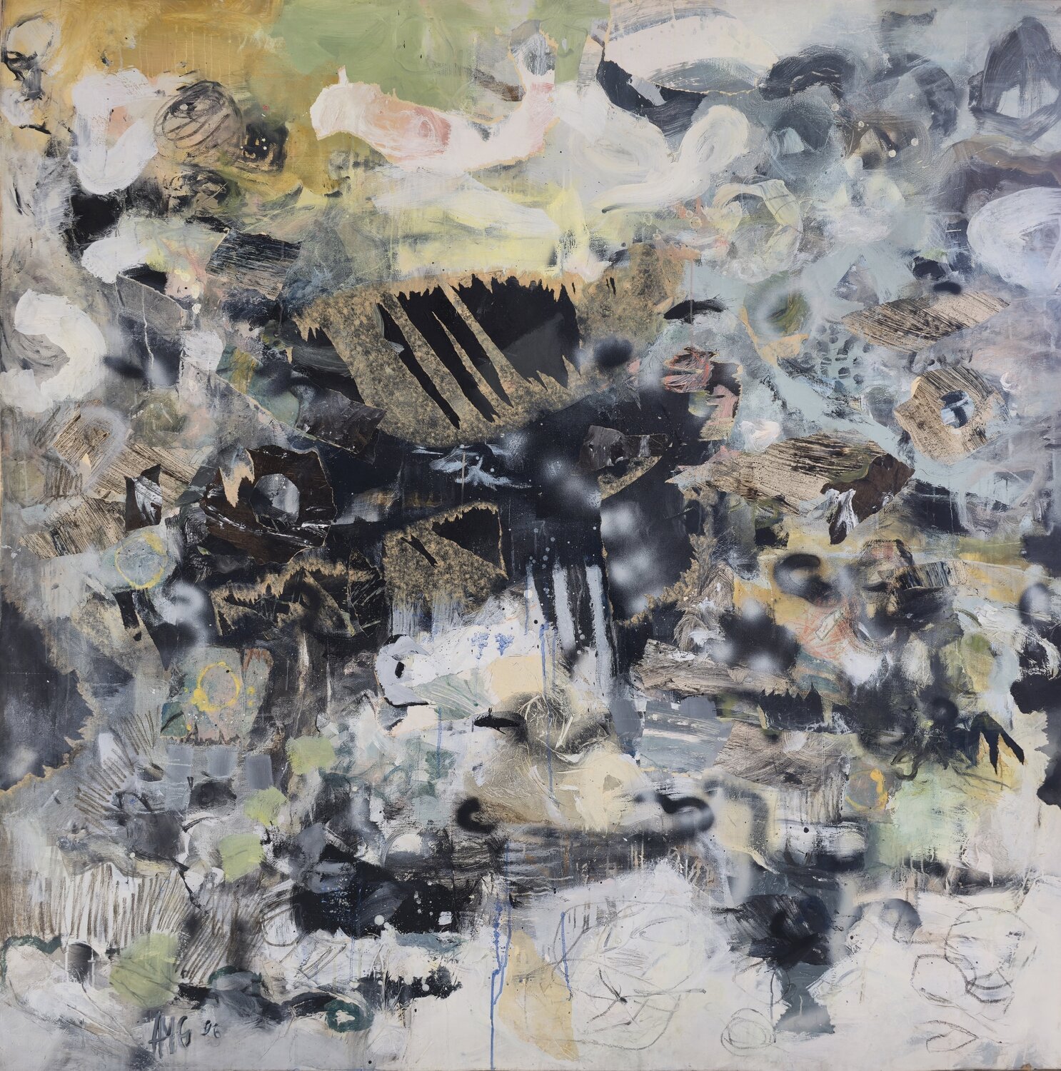 L'envol Anne Marie GINTRAND Original painting for sale
