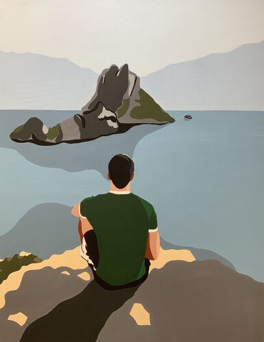 IBIZA. by michel das, Painting for Sale on Select