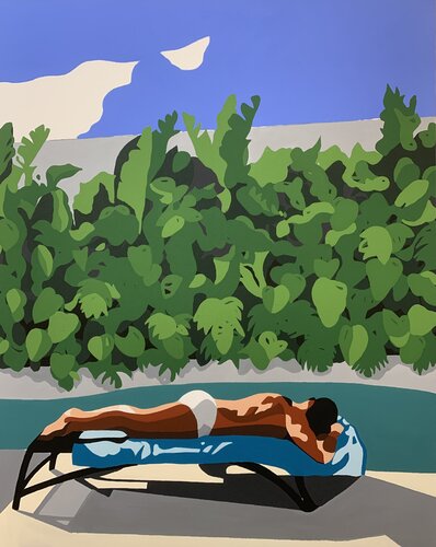 L' HOTEL. by michel das, Painting for Sale on Select