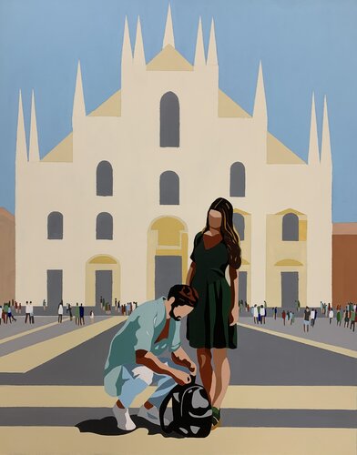MILAN. by michel das, Painting for Sale on Select