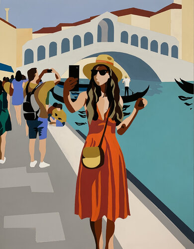 VENISE. by michel das, Painting for Sale on Select