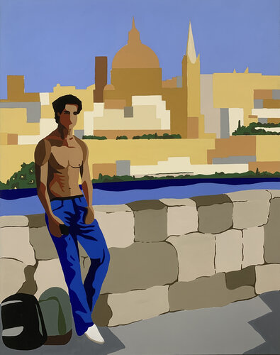LA VALETTE. by michel das, Painting for Sale on Select