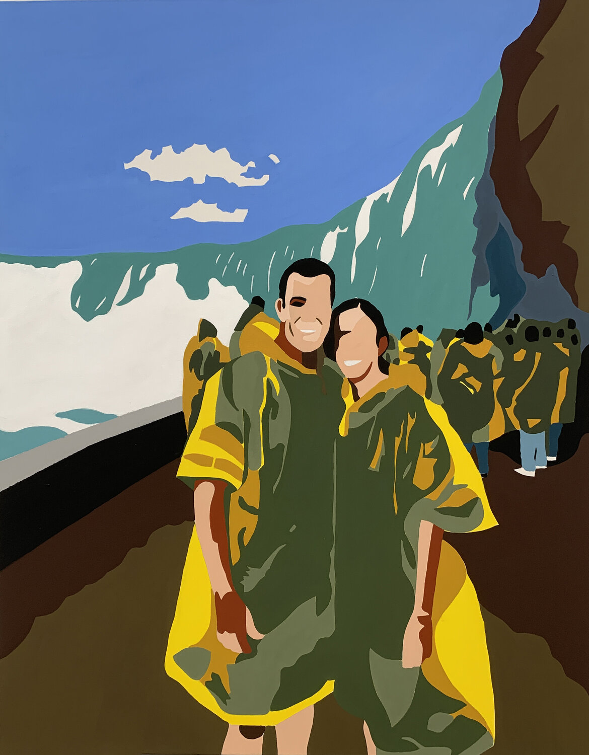 NIAGARA FALLS. michel das Original painting for sale