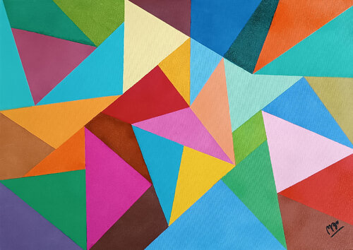 GEOMETRIC LAND by Montse Barberà Pujol, Painting for Sale on Select