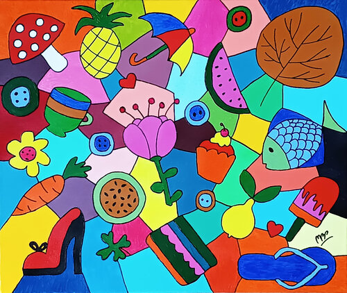SPECIAL COLLECTION – COLOUR GAME by Montse Barberà Pujol, Painting for Sale on Select