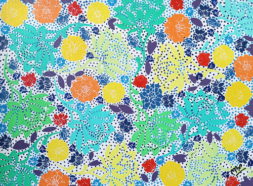SPECIAL COLLECTION – Lilies of the valley by Montse Barberà Pujol, Painting for Sale on Select