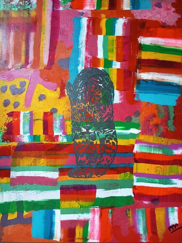 WILD NATURE COLLECTION - LEOPARD by Montse Barberà Pujol, Painting for Sale on Select