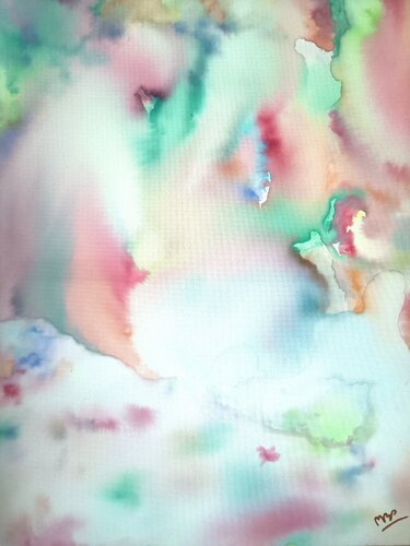 Aurora Borealis by Montse Barberà Pujol, Painting for Sale on Select