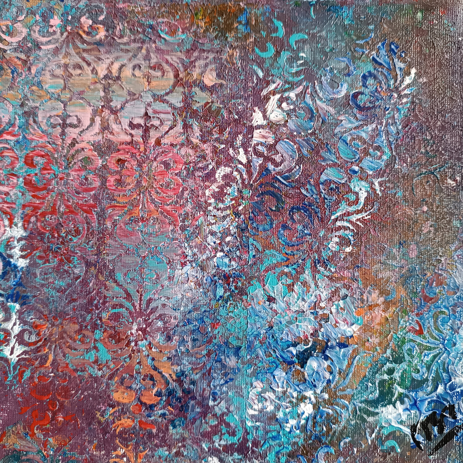 SMALL COLLECTION-VIBES 03 Montse Barberà Pujol Original painting for sale