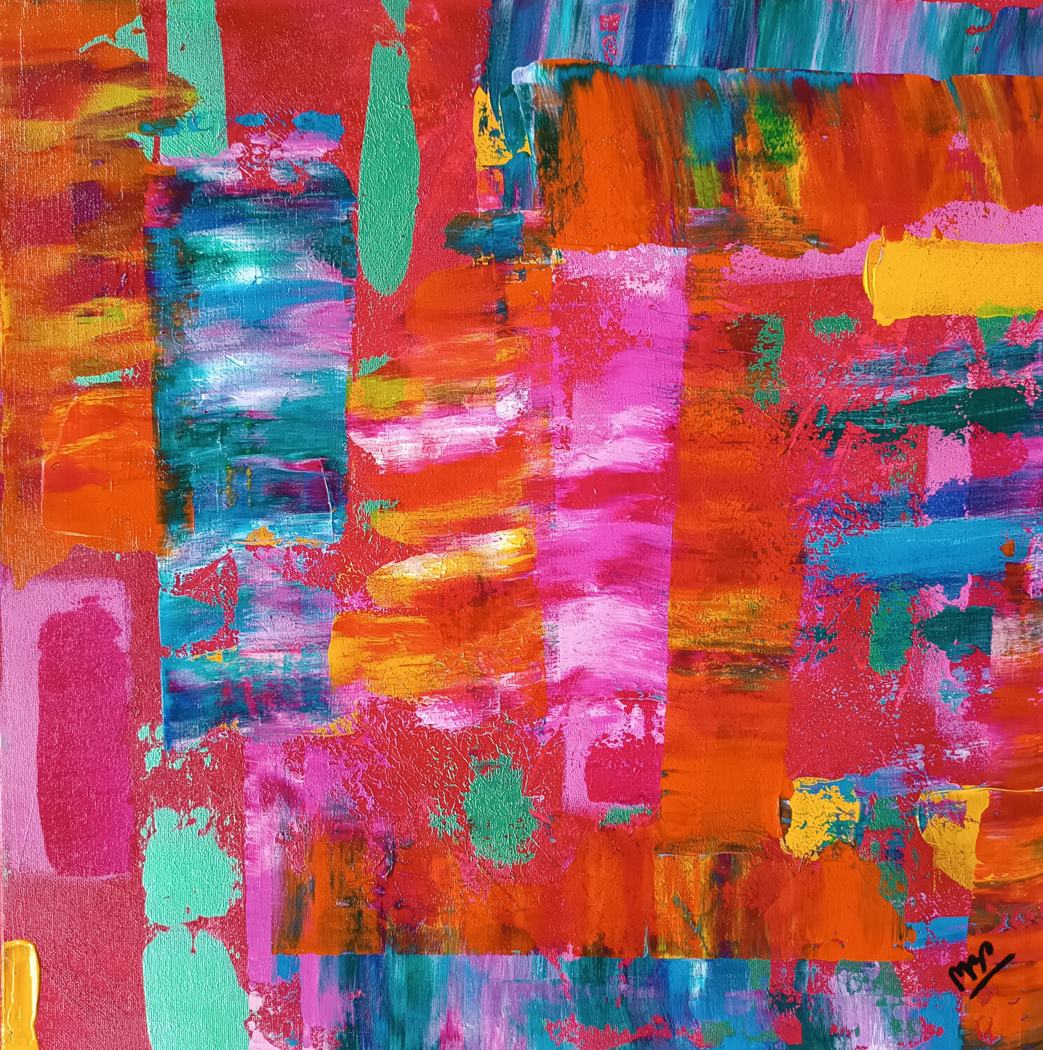 HAPPINESS-HAPPY 01 Montse Barberà Pujol Original painting for sale