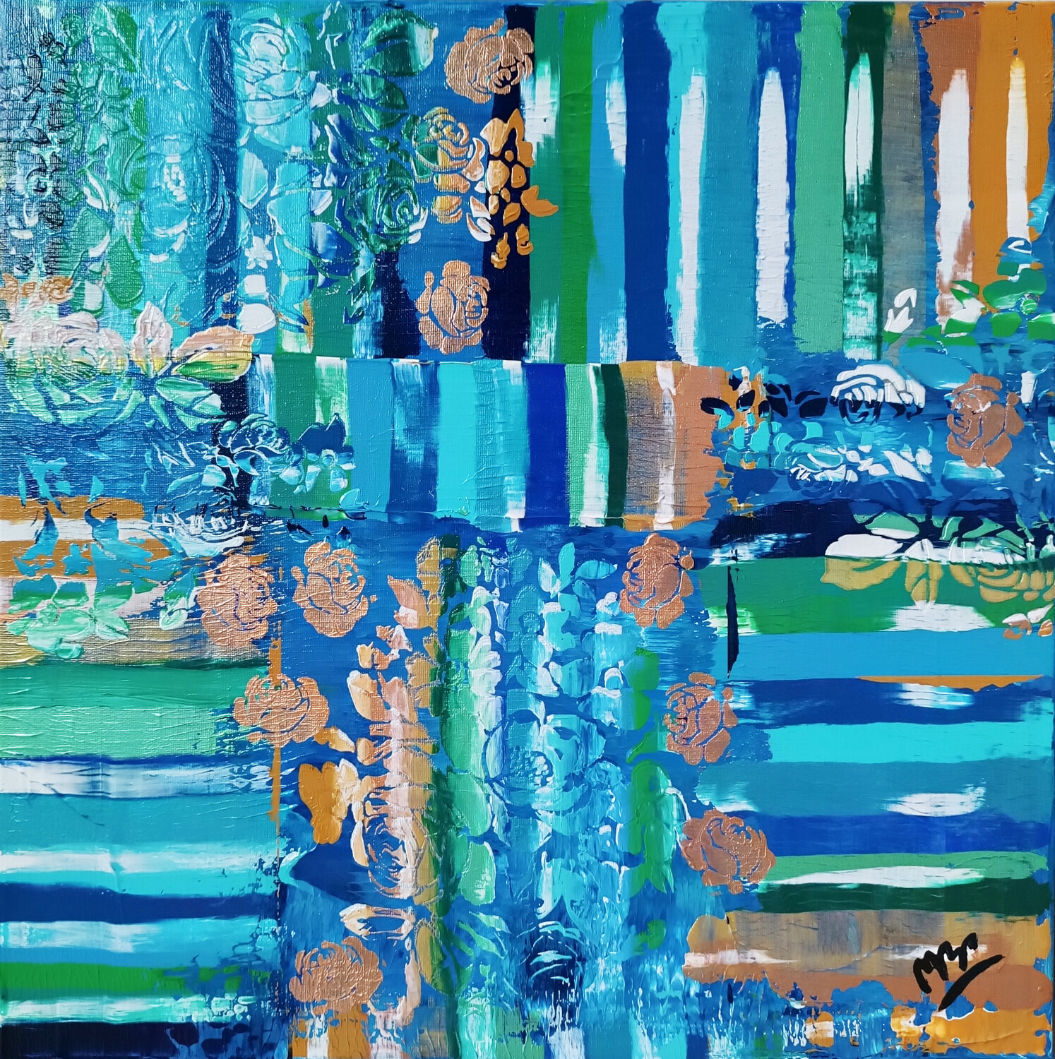 SPECIAL COLLECTION – BLUE Montse Barberà Pujol Original painting for sale