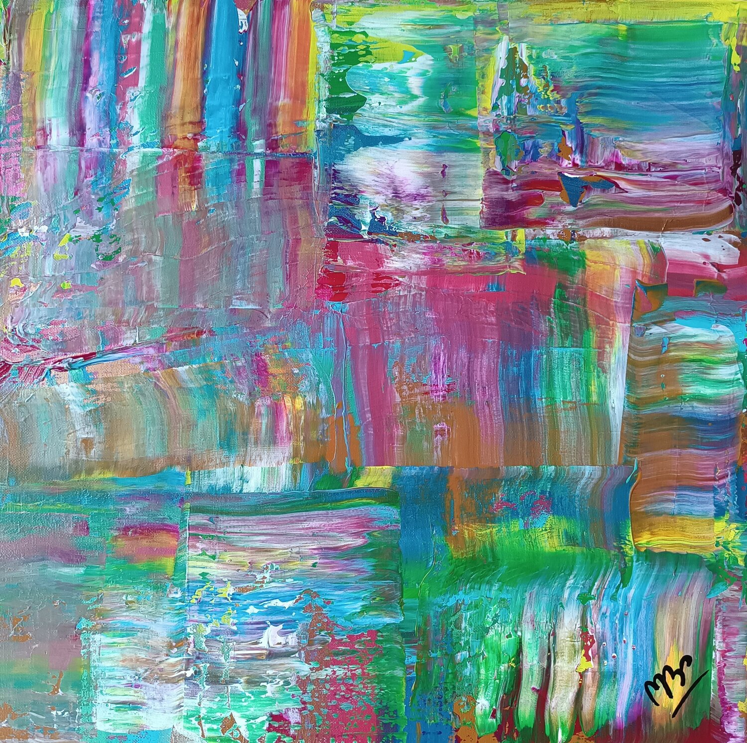 HAPPINESS COLLECTION-COUNTRYSIDE Montse Barberà Pujol Original painting for sale
