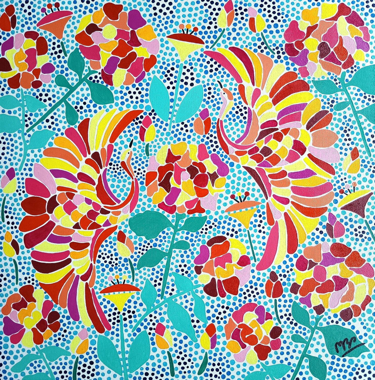 Garden Montse Barberà Pujol Original painting for sale