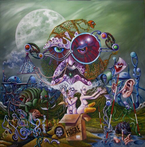 die Zukunft wird kein Spaß by Peter Wall, Painting for Sale on Select