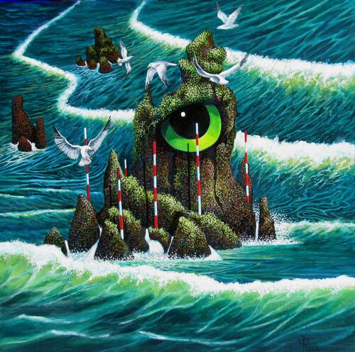 Verbannung by Peter Wall, Painting for Sale on Select