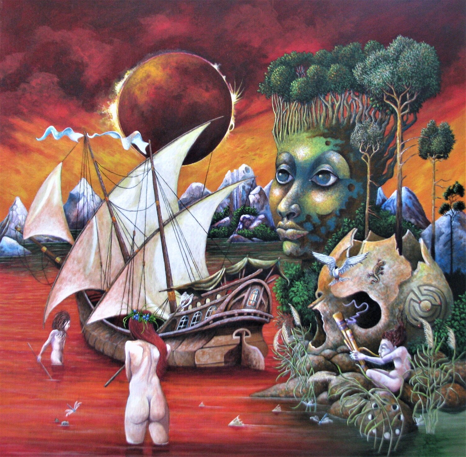 Eclipse Peter Wall Original painting for sale