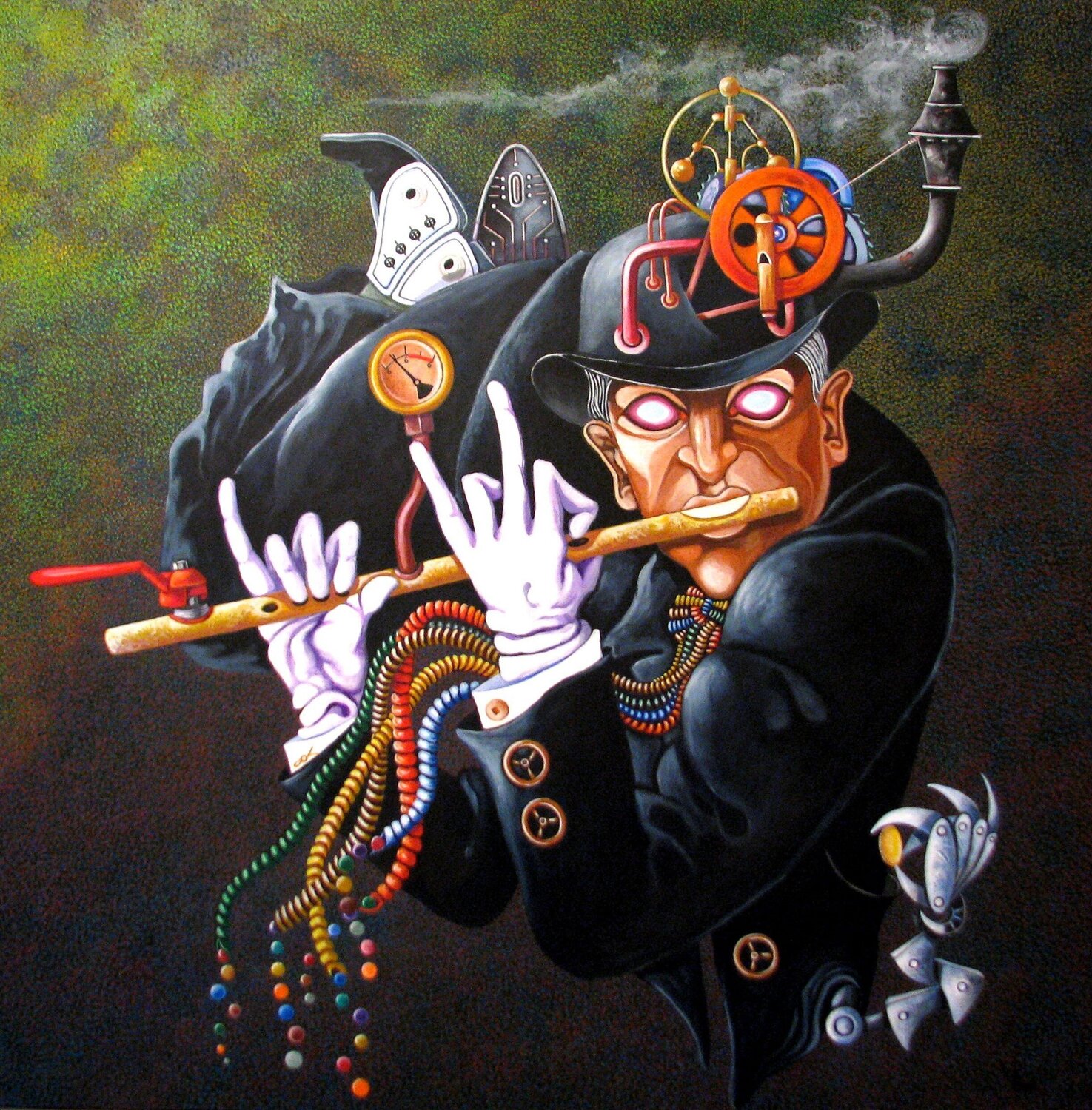 Dampfpfeifer Peter Wall Original painting for sale