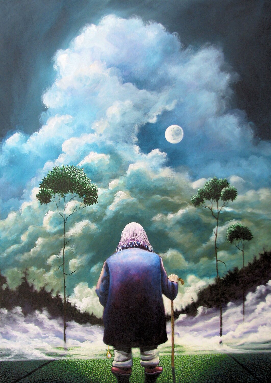 am Ende aller Tage Peter Wall Original painting for sale