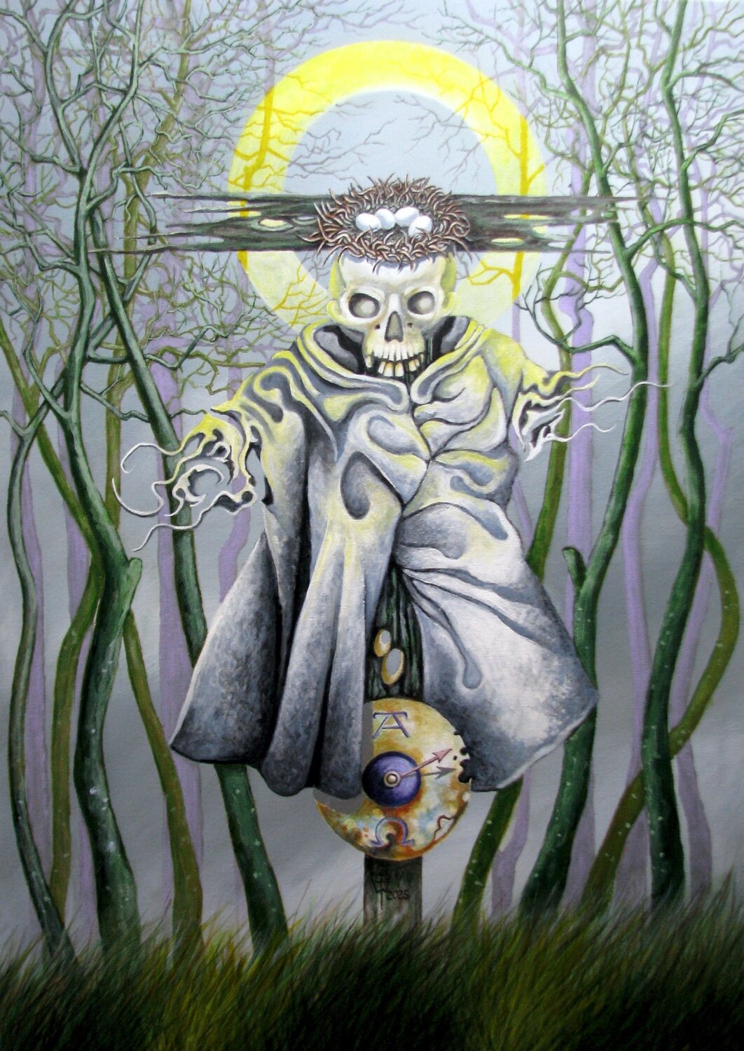 Anfang und Ende Peter Wall Original painting for sale