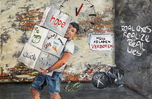 hope by Silvia Lehmann, Painting for Sale on Select