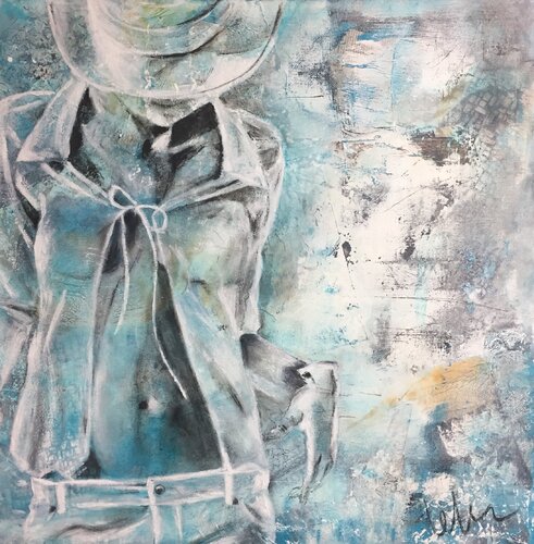 vanessa -sinnliche Lady by Silvia Lehmann, Painting for Sale on Select