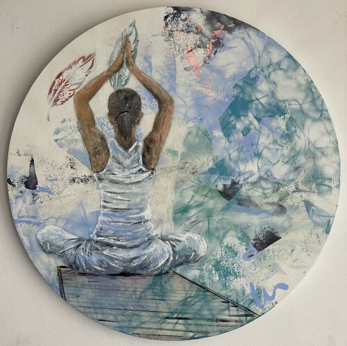 Serie Zwischenwelten - Zwischenwelten by Silvia Lehmann, Painting for Sale on Select