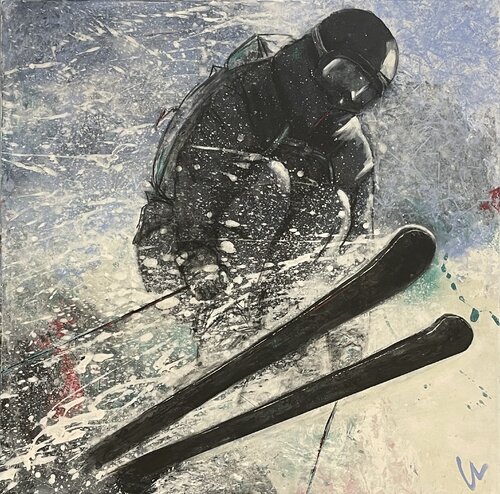 Motion Series - freeRush by Silvia Lehmann, Painting for Sale on Select