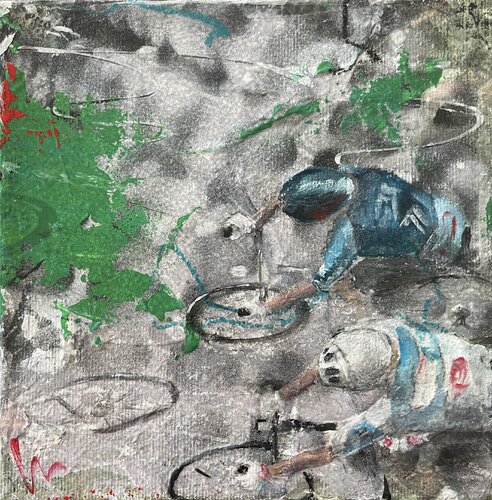 Motion Series - freeBattle by Silvia Lehmann, Painting for Sale on Select