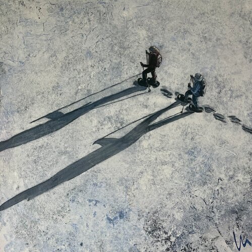 Shadow Stories - freeTogether by Silvia Lehmann, Painting for Sale on Select