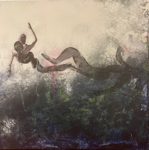 Shadow Stories - freeFloat by Silvia Lehmann, Painting for Sale on Select
