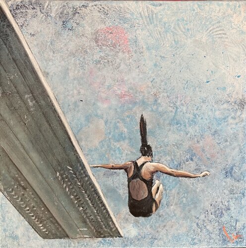 Motion Series - freeLeap by Silvia Lehmann, Painting for Sale on Select