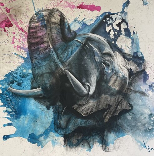 unCHAINED by Silvia Lehmann, Painting for Sale on Select