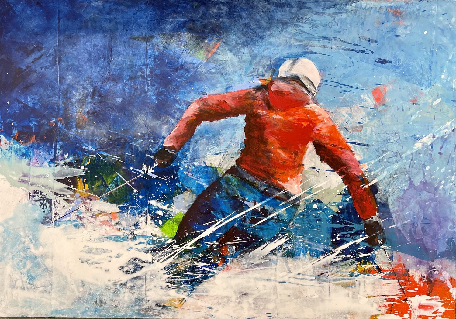 Motion Series - freeDrive Silvia Lehmann Original painting for sale