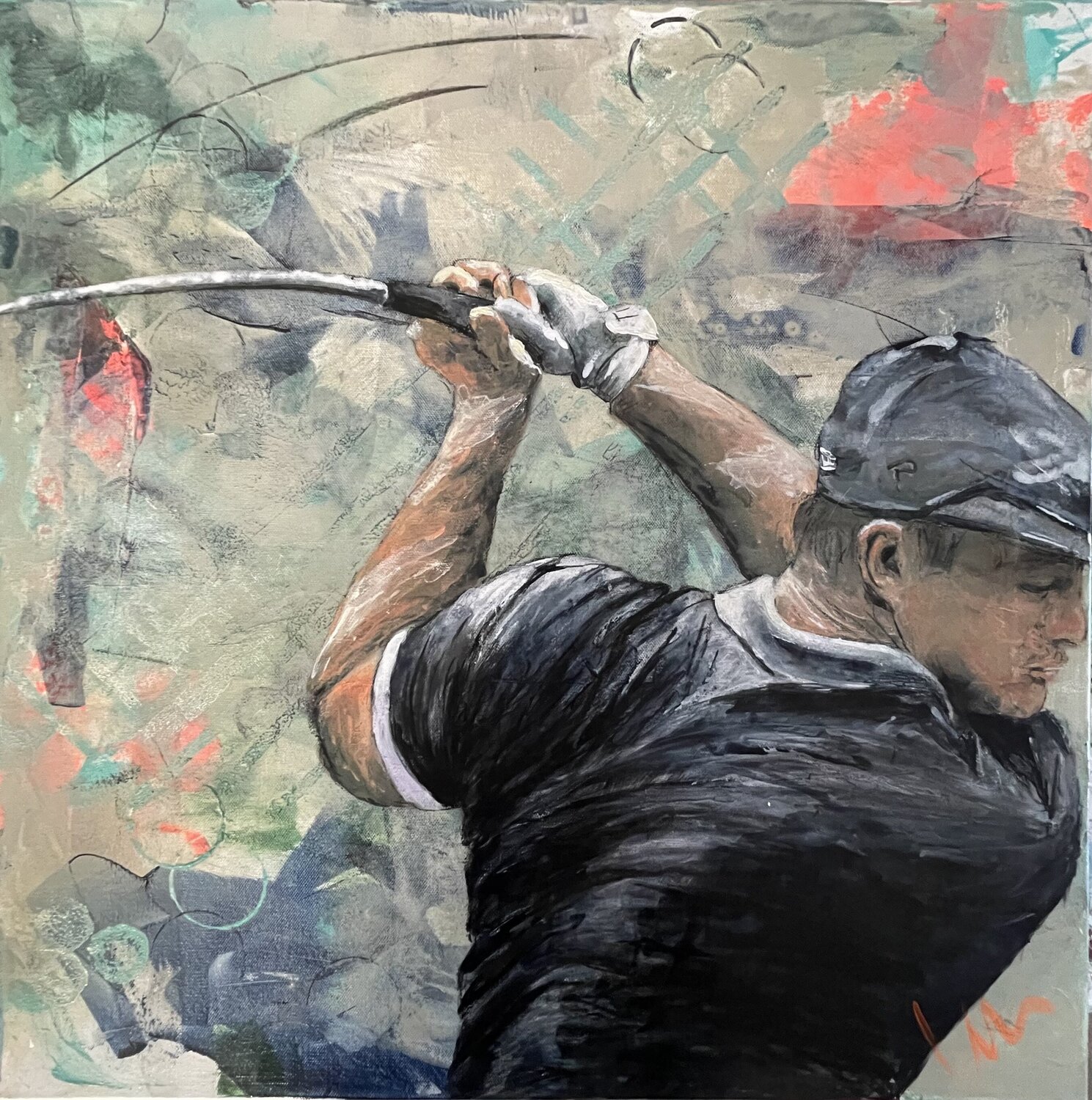 Motion Series Free - der Augenblick danach Silvia Lehmann Original painting for sale