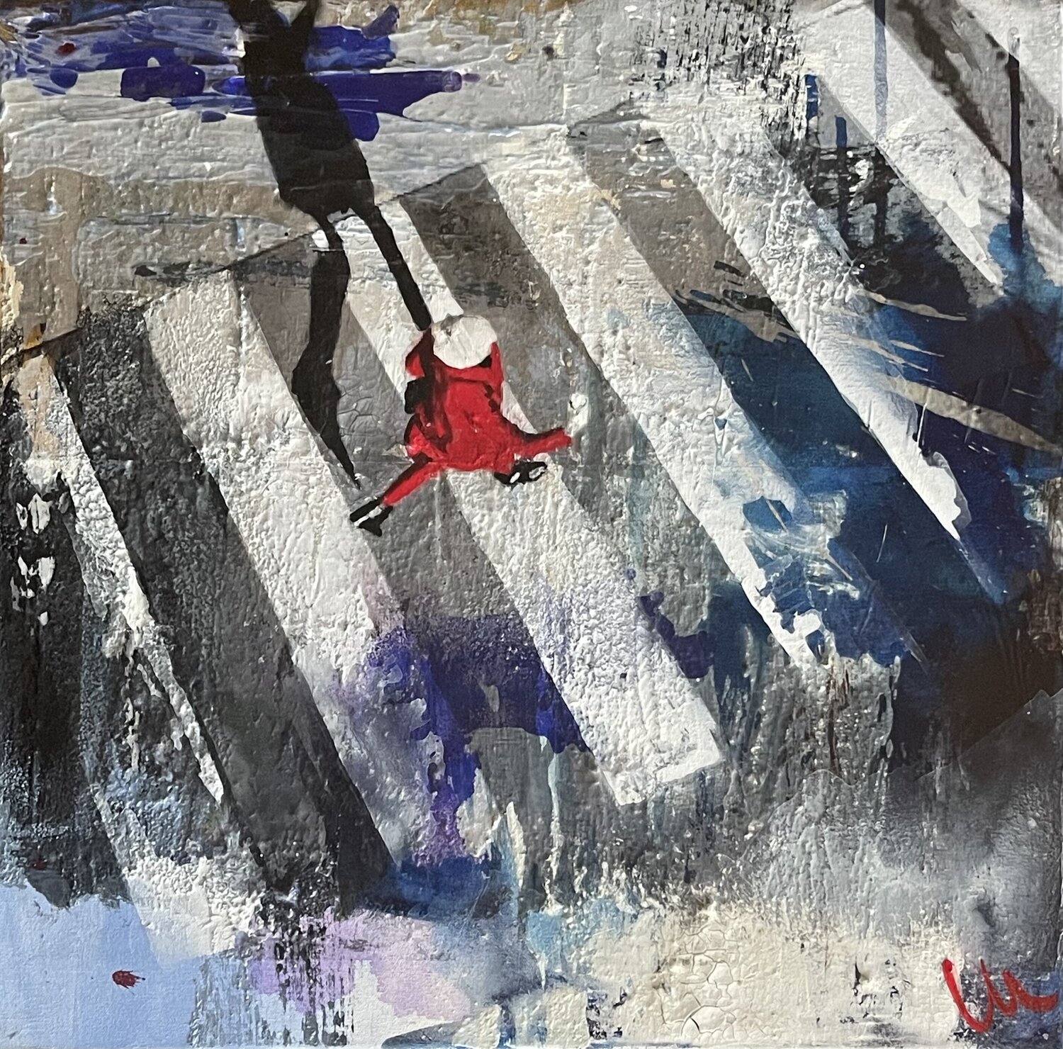 Shadow Stories - Schattenseite Silvia Lehmann Original painting for sale