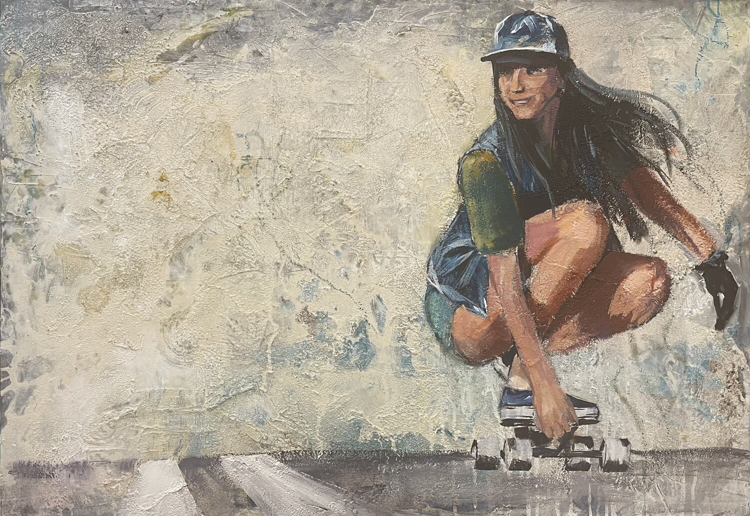 Motion Series - freeGlide Silvia Lehmann Original painting for sale