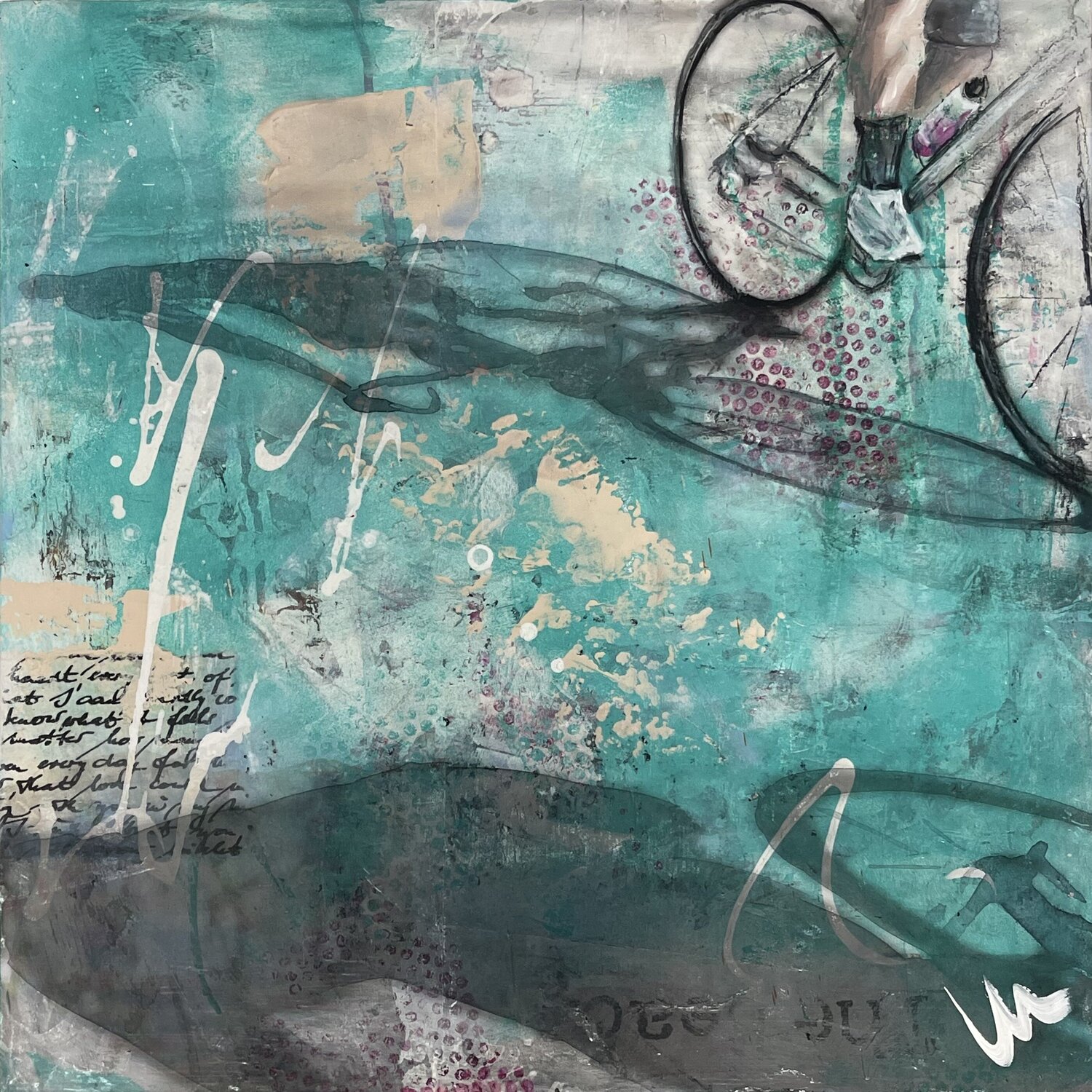 Motion Series - Ride Silvia Lehmann Original painting for sale