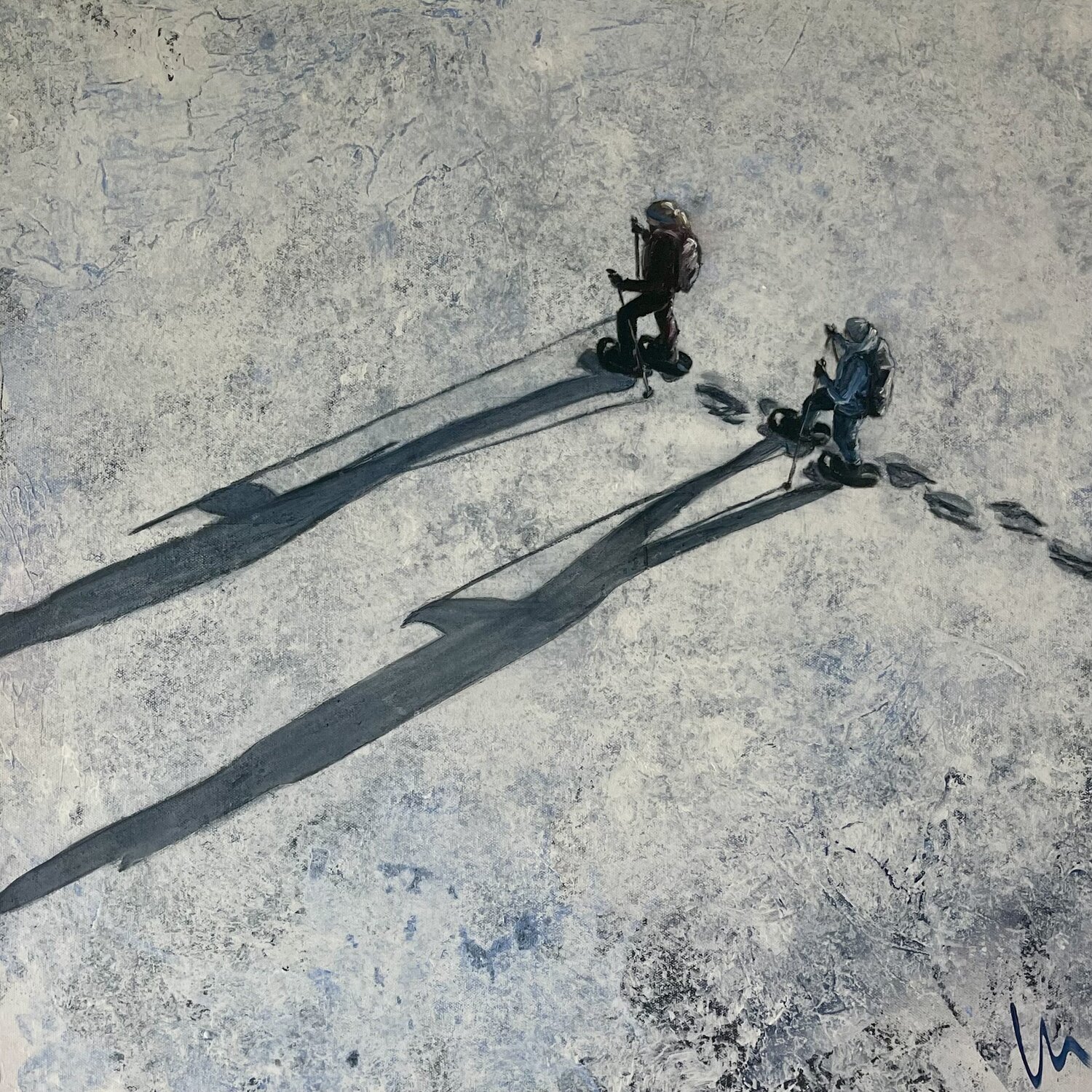 Shadow Stories - freeTogether Silvia Lehmann Original painting for sale