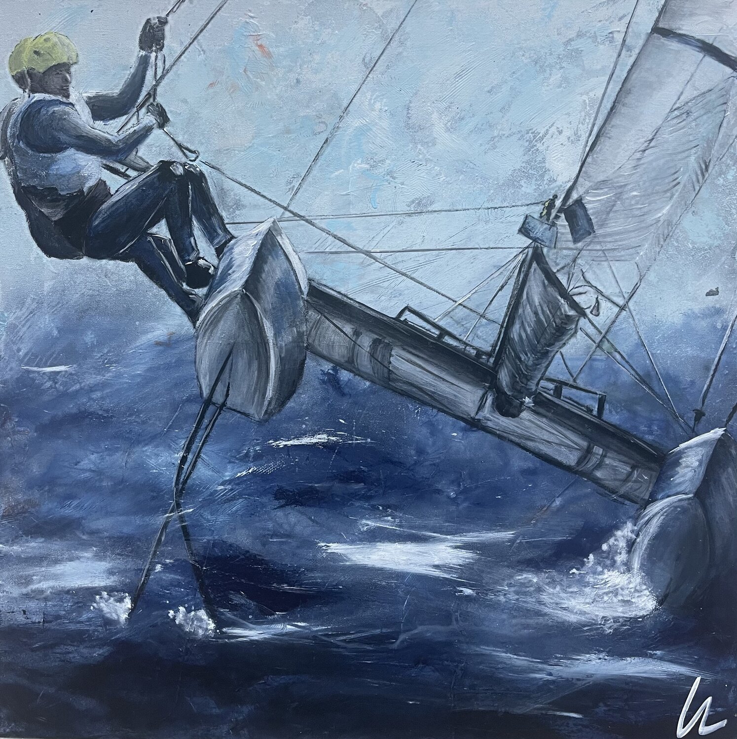 Motion Series - freeSpirit Silvia Lehmann Original painting for sale