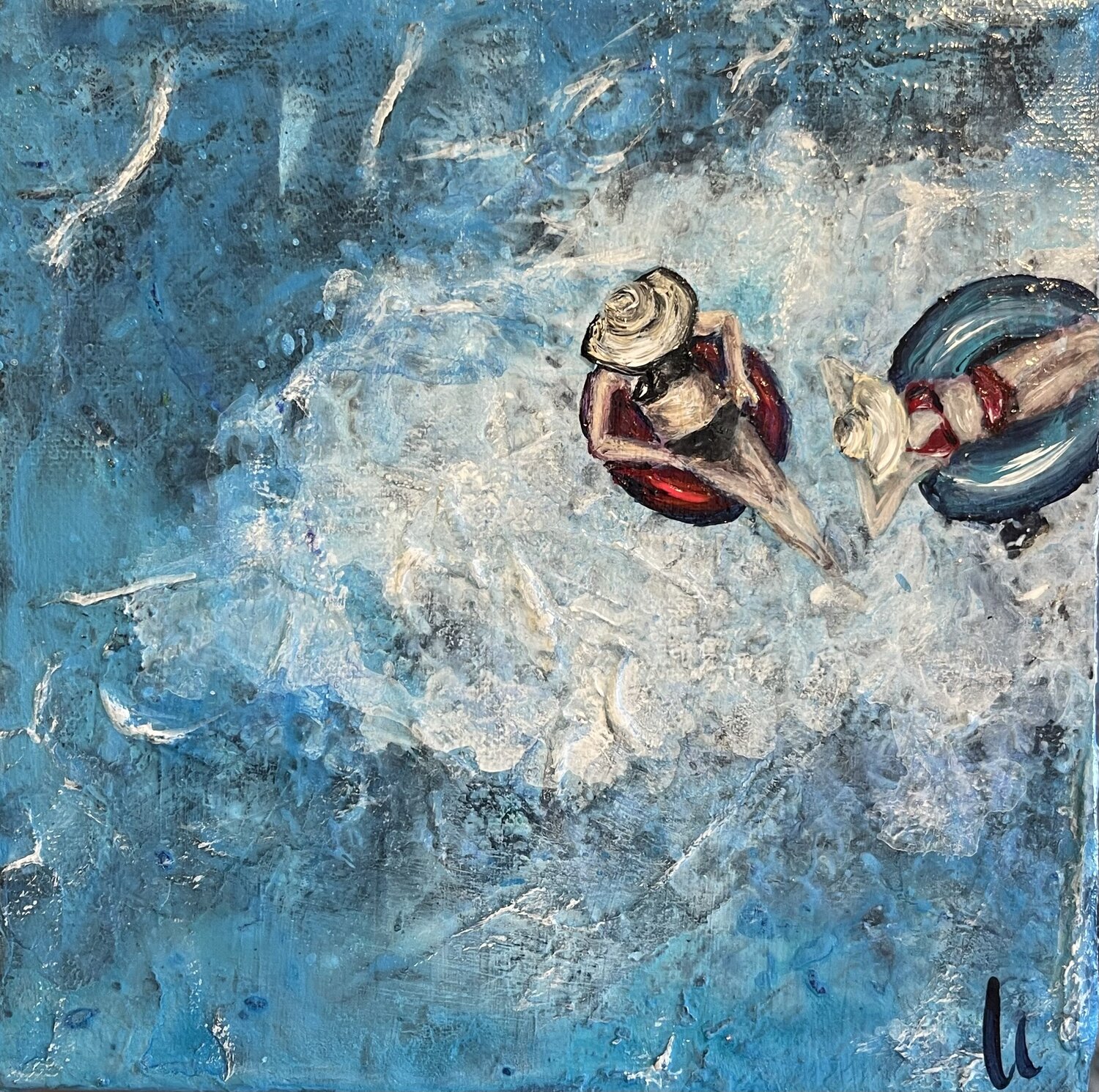 Close, Yet Drifting Silvia Lehmann Original painting for sale