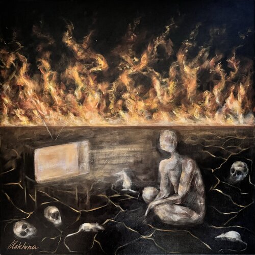 ADEPT TV FINAL by Oksana Alekhina, Painting for Sale on Select