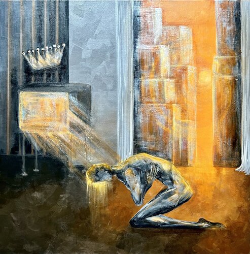 ADEPT TV by Oksana Alekhina, Painting for Sale on Select