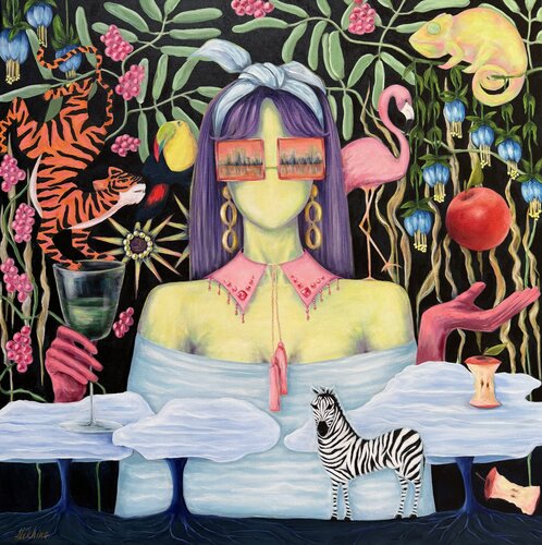 Tamed Chaos by Oksana Alekhina, Painting for Sale on Select