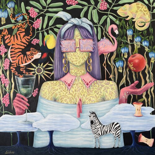 Tamed Chaos von Oksana Alekhina, Malerei kaufen auf Select