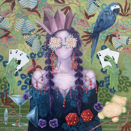 Game Without Rules by Oksana Alekhina, Painting for Sale on Select