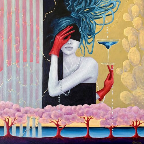 Safe Illusion by Oksana Alekhina, Painting for Sale on Select