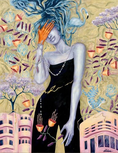 HIDDEN REALITY by Oksana Alekhina, Painting for Sale on Select