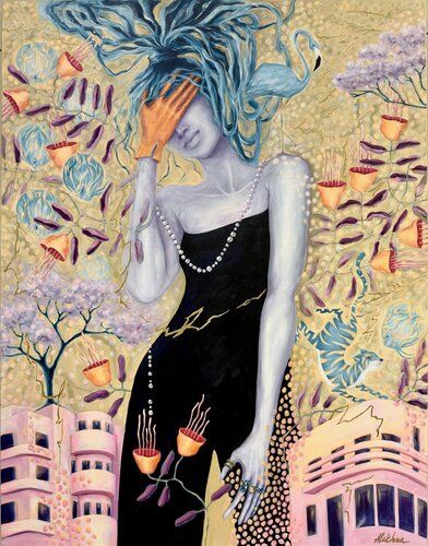 HIDDEN REALITY by Oksana Alekhina, Painting for Sale on Select