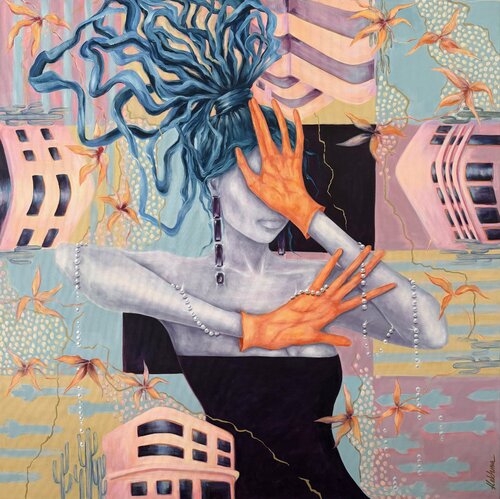 Inner Alert by Oksana Alekhina, Painting for Sale on Select